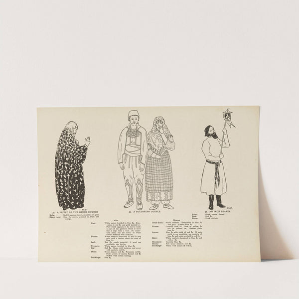 National costumes of the Slavic peoples Pl.14 (1920) by Margaret Hubbard
