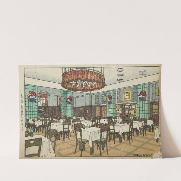 National Railway Station Restaurant, Vienna X, Josef Pohl (Restaurant Staatsbahnhof, Wien X, Josef Pohl) (1911) by Gustav Kalhammer