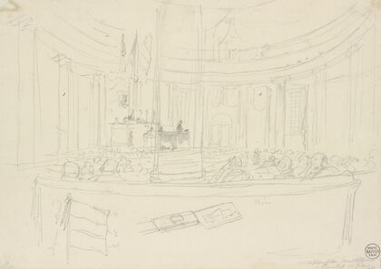 Nationalversammlung in der Frankfurter Paulskirche 1849