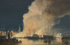 Natlig brand på Christianshavnersiden af Københavns Havn