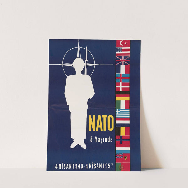 NATO 8th Anniversary Poster by U.S. Information Agency