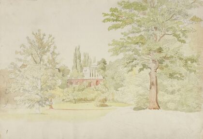 Natolin, study for a painting
