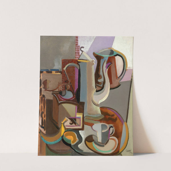 Nature morte à la cafetière et fruits (1946) by Youla Chapoval