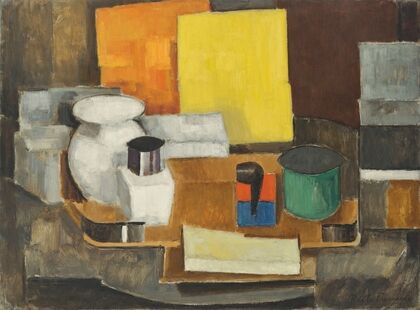 Nature morte au carré jaune