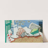 Nature Morte Au Journal (circa 1925) by Louis Marcoussis