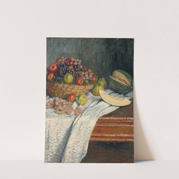 Nature morte au melon d’Espagne (1879) by Claude Monet