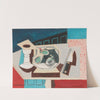 Nature Morte Aux Grenades Et Couteau Sur Un Guéridon (circa 1925) by Louis Marcoussis