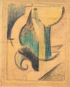 Nature morte avec bouteille (étude) (circa 1915)