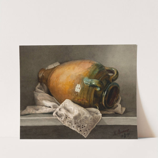 Natüürmort kannuga (1890) by Lilly Walther