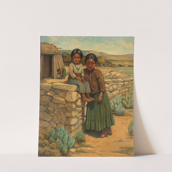 Navajo Sisters by Carl Moon