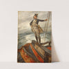Naval Captain On The Poop Deck Taffrail by William Heysmann Overend