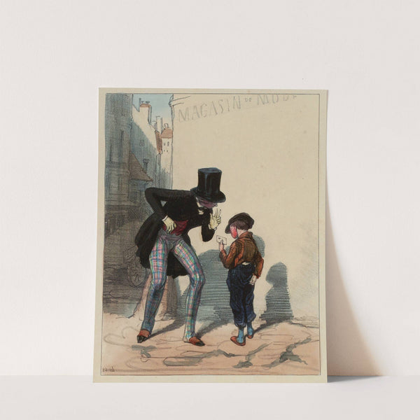 Ne vas pas te tromper Si c’est un Mosieu qui t’ouvre, tu diras ce que je t’ai dit (1840-1841) by Paul Gavarni