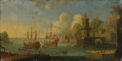 Neapolitan Port Scene
