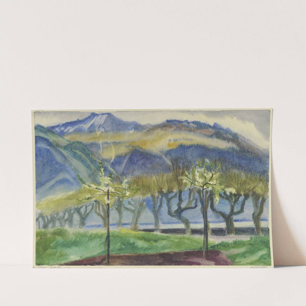 Near Clarens on Lake Geneva by Ernst Lincker