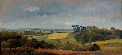 Near Høbjerg. Frederiksværk. Study (1840)