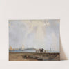 Near Quillebeuf by Richard Parkes Bonington