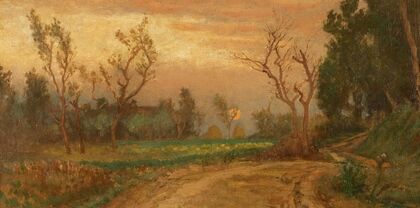 Near Villa Ansidei Perugia, Sunset