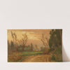 Near Villa Ansidei Perugia, Sunset (1873-1880) by Elihu Vedder