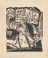Nędza napadnięta przez psy. (1924)
