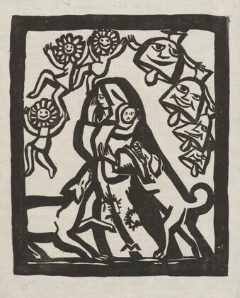 Nędza opadnięta przez psy (1924)