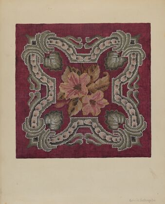 Needlepoint and Beadwork Square