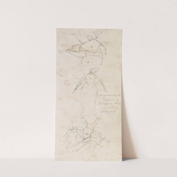 Negro wench dancing, Maverly, in white muslin by William Berryman