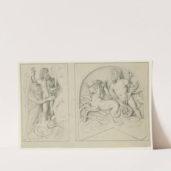 Neptune and Prometheus ; Neptune on his chariot (1872 - 1887)