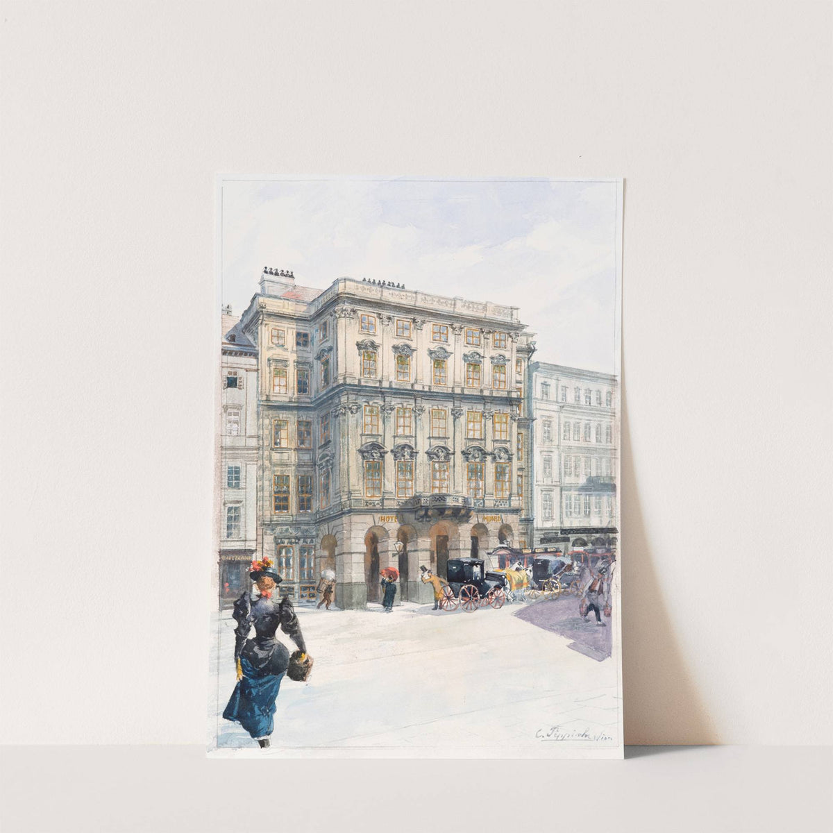 Neuer Martkt – Hotel Munsch (1897) by Carl Pippich
