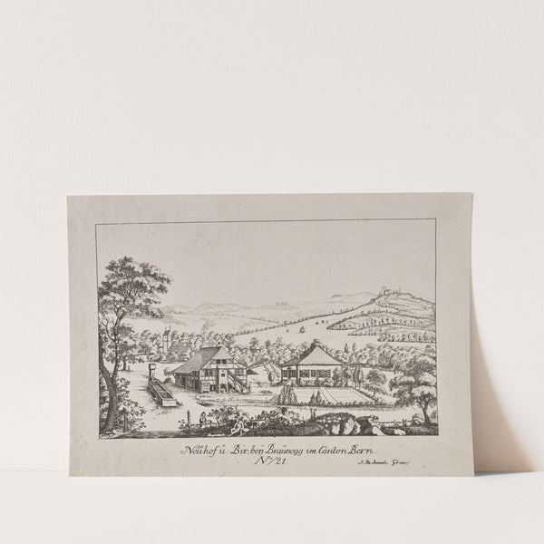 Neühof û. Bir, beÿ Braûnegg im Canton Bern (1785-1790) by Johann Jakob Aschmann