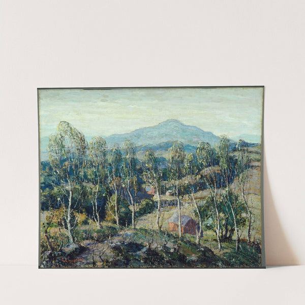 New England Birches by Ernest Lawson
