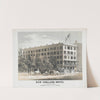 New England Hotel, Broadway, Adjoining Trinity Church Yard, New York (ca. 1848) by Frances Flora Bond Palmer