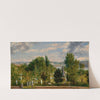New England Landscape with Cemetery (possibly Medford, MA) (1862) by George Loring Brown