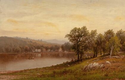 New England Summer Landscape (Susquehanna River)