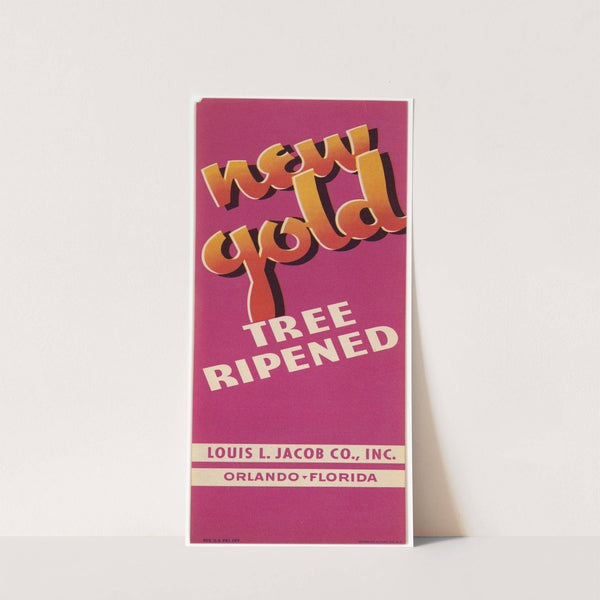 New Gold Citrus Label (1930-1950)