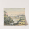 New Haven from East Rock by Alexander Jackson Davis
