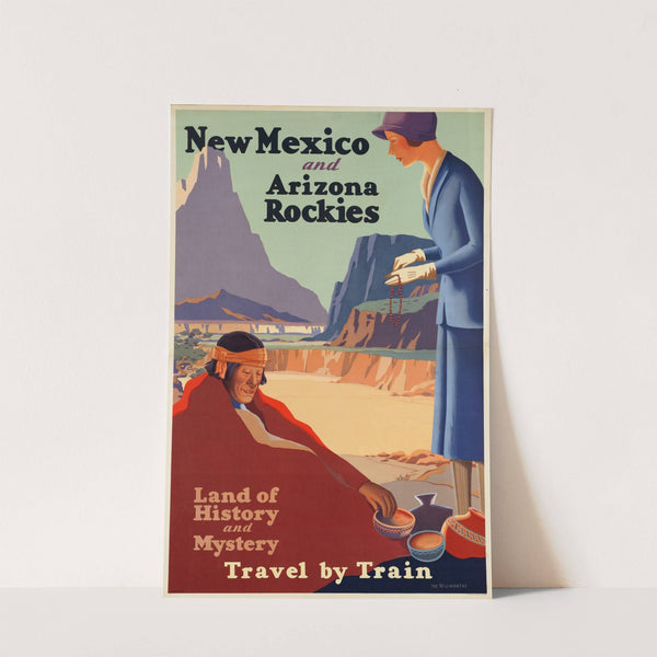 New Mexico and Arizona rockies. Land of history and mystery. Travel by train (1925) by The Willmarths
