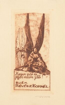 New Year’s greeting from Kornél Révész (1935)