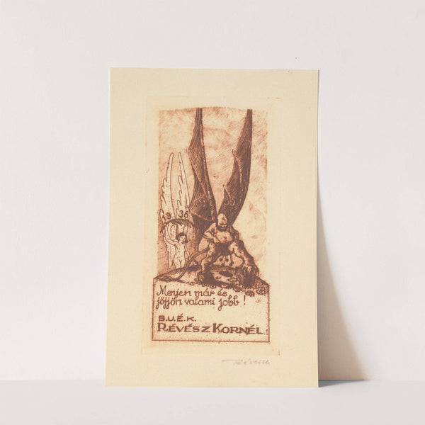 New Year&#8217;s greeting from Kornél Révész (1935) by Kornél Révész