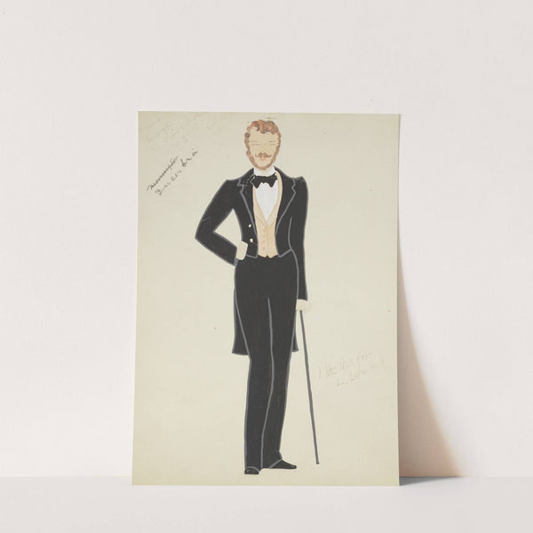 New York Fireman: Black tailcoat, black trousers (1934-1943) by Lucie Gilligan