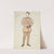 New York Fireman: Brown coat, checked purple waistcoat, striped brown trousers (1934-1943) by Lucie Gilligan