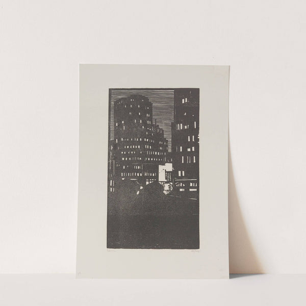 New York le soir (1905) by Jean-Émile Laboureur