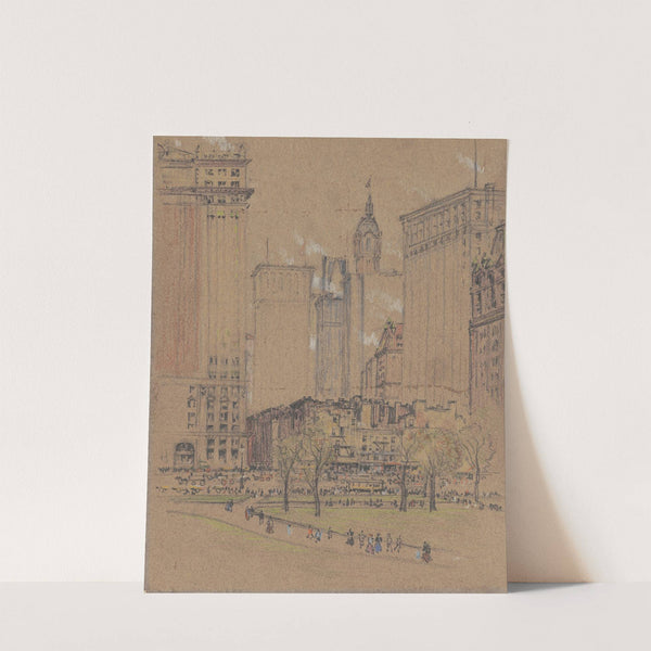 New York,the Old and the New by Joseph Pennell