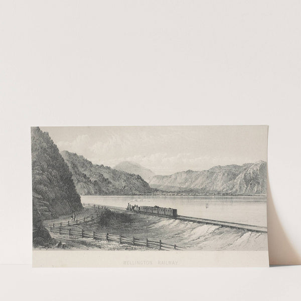 New Zealand Graphic and Descriptive. Plate I. Wellington Railway (1877) by Charles Decimus Barraud
