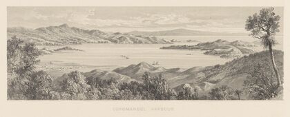 New Zealand Graphic and Descriptive. Plate III. Coromandel Harbour