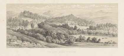 New Zealand Graphic and Descriptive. Plate IV. Cheviot Hills station