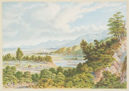 New Zealand Graphic and Descriptive. Wairarapa Lake.