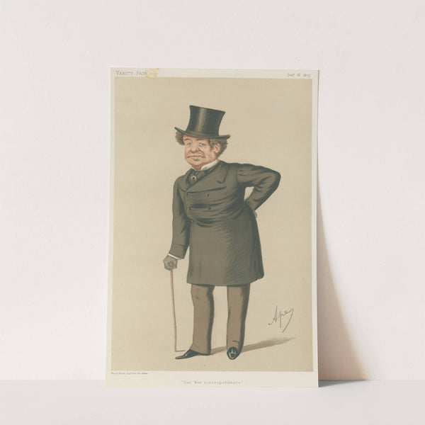 Newspapermen; ‘Our War Correspondence’, Mr. William Howard Russell, January 16, 1875 (1875) by Carlo Pellegrini