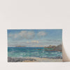 Newtrain Bay and Gull Island, Cornwall (1889) by John Brett