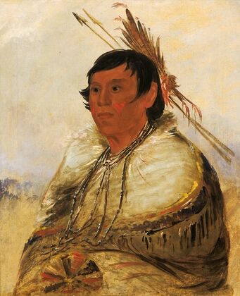 Ni-A-Có-Mo, Fix With The Foot, a Brave (1830)