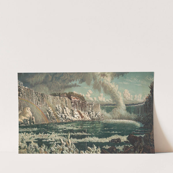 Niagara Falls in winter (1890) by Peter Cauierair